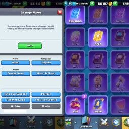 KT14✨LvL50✨(55Cards LvL14 || 5Cards LvL13)✨114Emotes✨4Tower Skins✨Free CN✨110Cards✨Q335 3